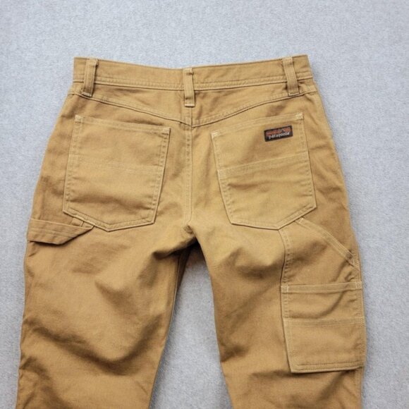 Patagonia Pants Womens 6 Brown Hemp Canvas Double Knee Workwear STY21815 Utility - Picture 10 of 13